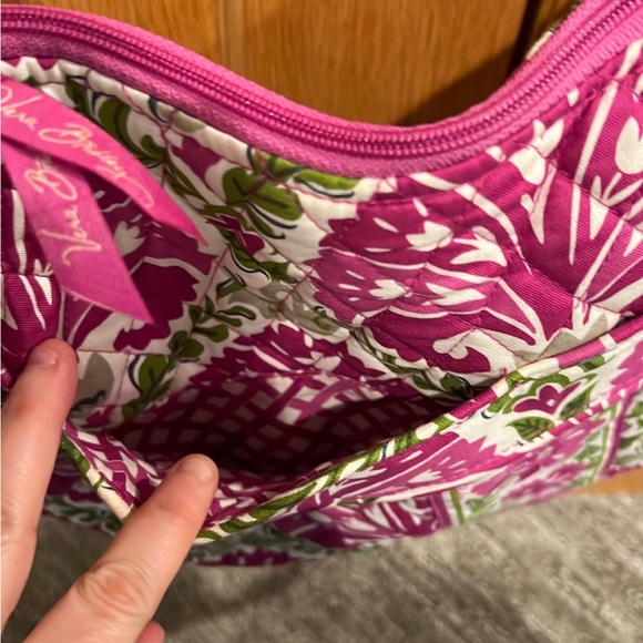 Vera Bradley Pink and Green Shoulder Bag - Picture 2 of 6